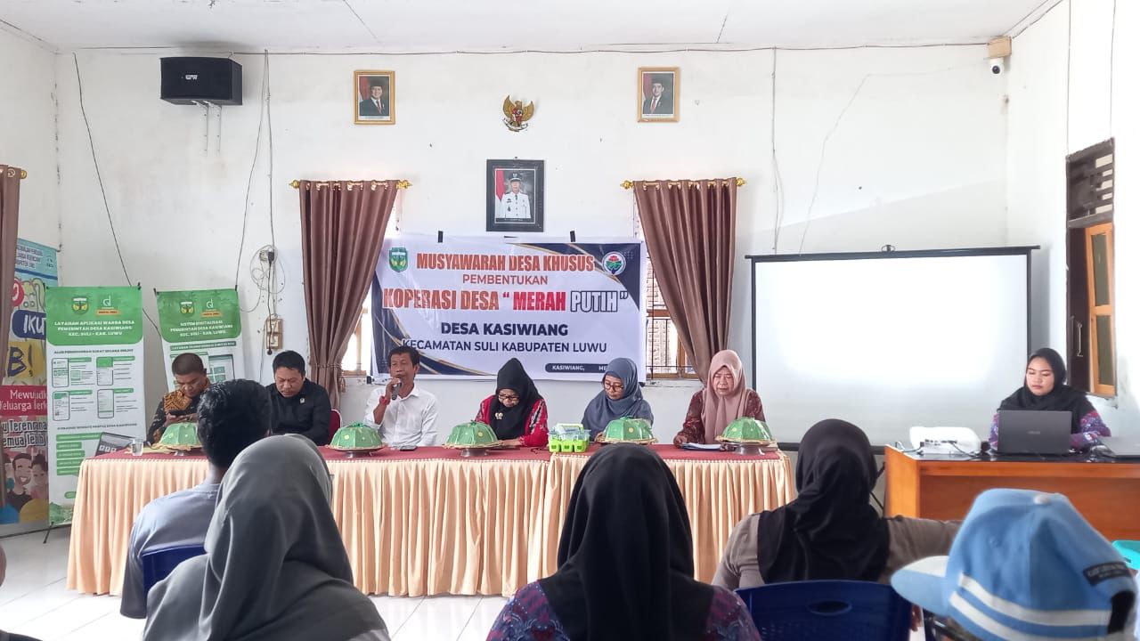 Pembentukan Koperasi Merah Putih