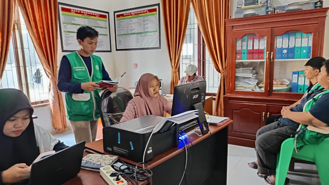Simulasi Penggunaan Aplikasi Digides di Desa Harapan