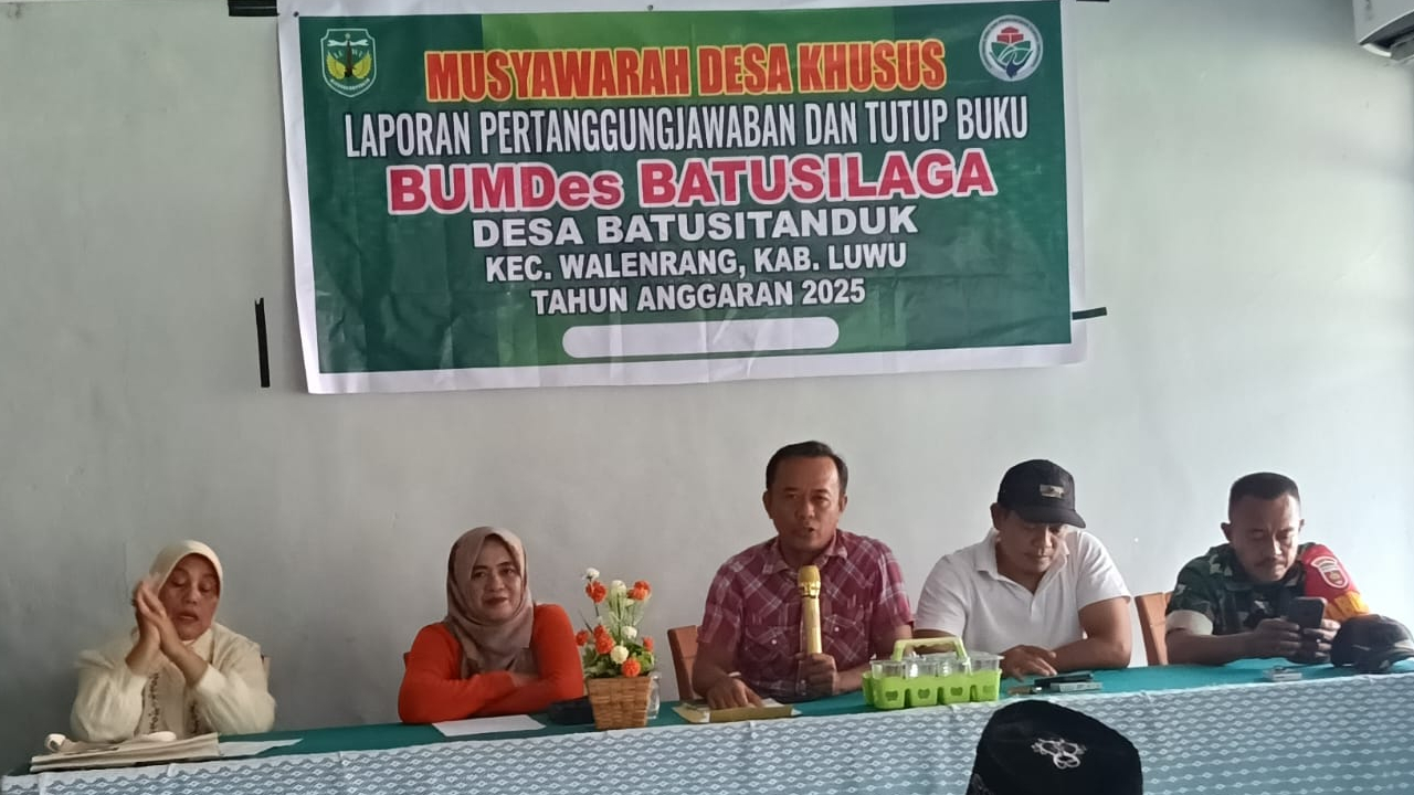 Musdes Batusitanduk: Laporan & Tutup Buku Bumdes Batusilaga