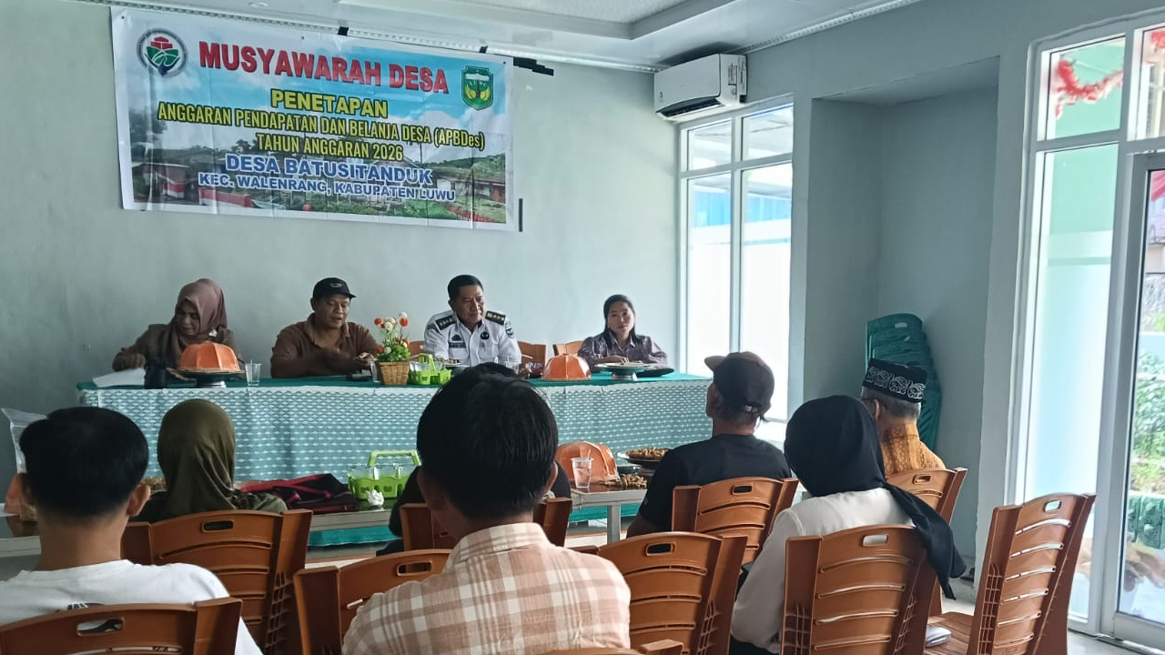 APBDes 2026: Batusitanduk Fokus Pembangunan dan Kesejahteraan