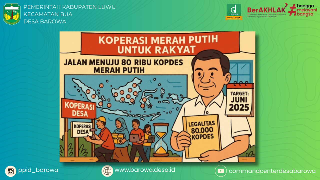 KOPERASI MERAH PUTIH: GERAKAN NASIONAL MEMBANGUN EKONOMI DESA