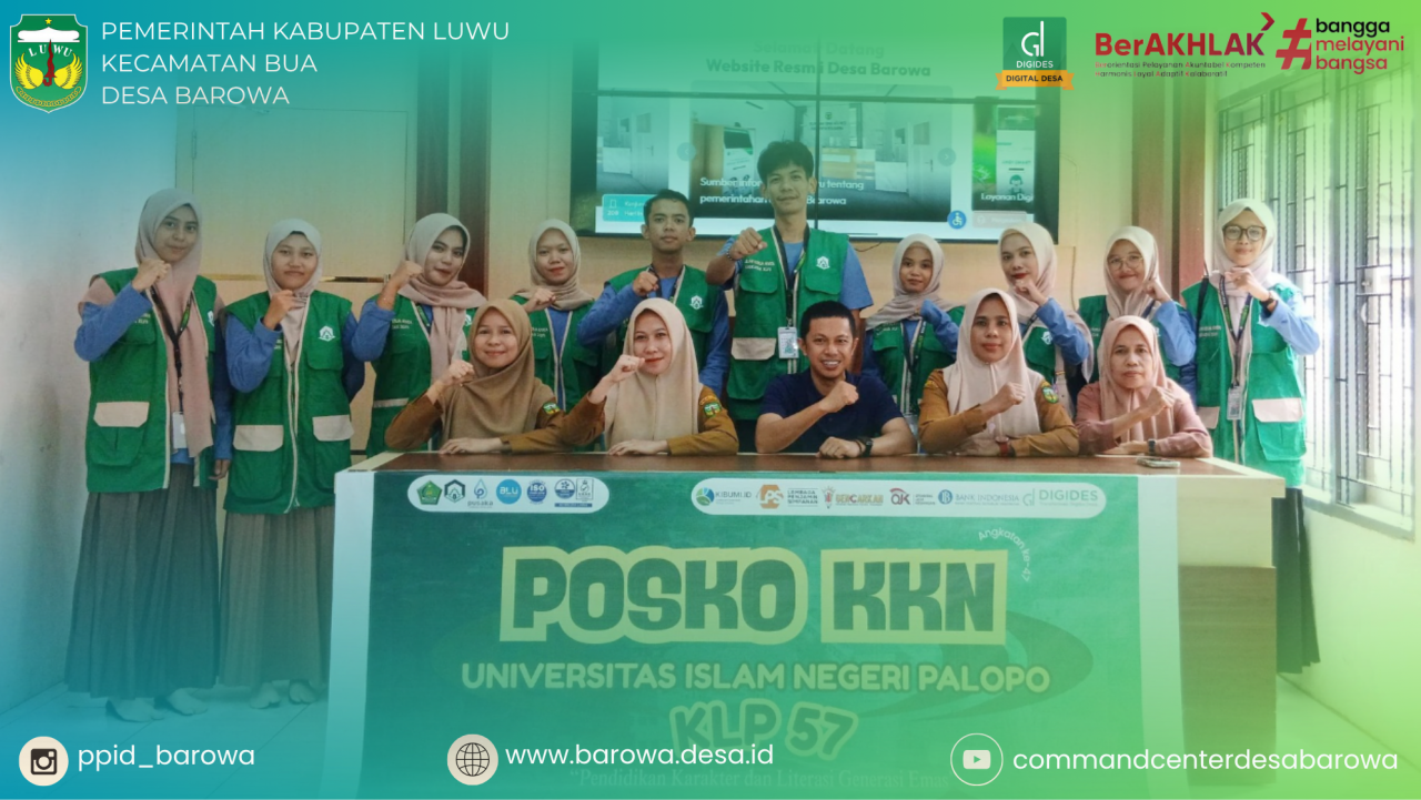 Pemdes Barowa Sambut Mahasiswa KKN UIN Palopo Posko 57