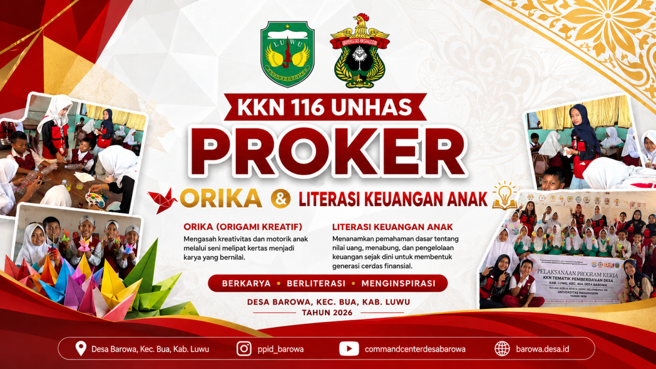 Mahasiswa KKN UNHAS Gelombang 116 Tingkatkan Kreativitas dan Literasi Keuangan Anak melalui Program ORIKA dan LENTERA