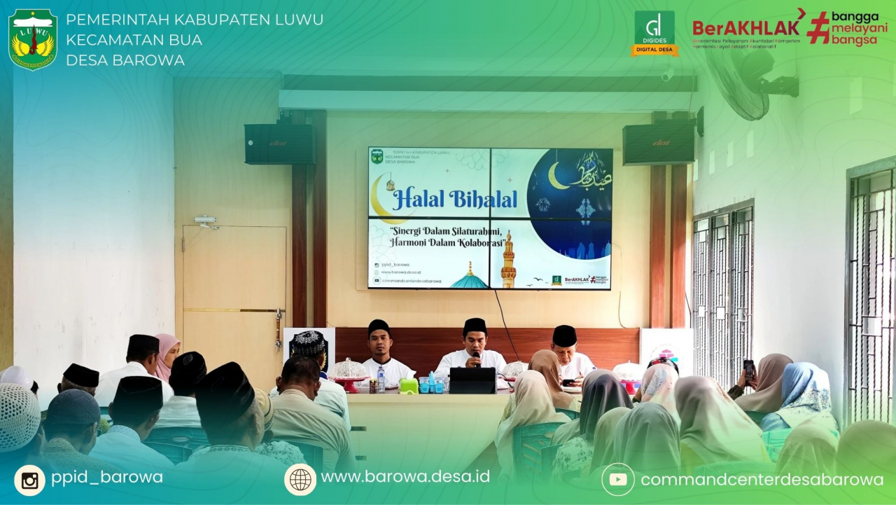 Pemerintah Desa Barowa Gelar Halal Bihalal, Wujudkan Kebersamaan dan Silaturahmi