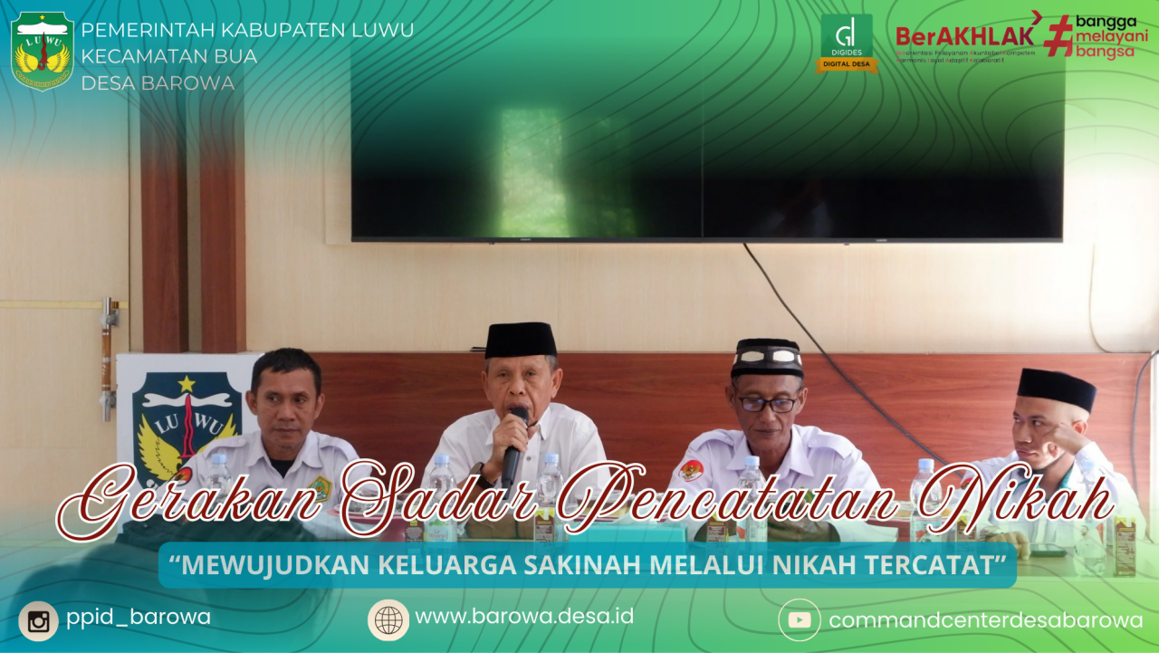 KUA Kecamatan Bua Gelar Sosialisasi Gerakan Sadar Pencatatan Nikah
