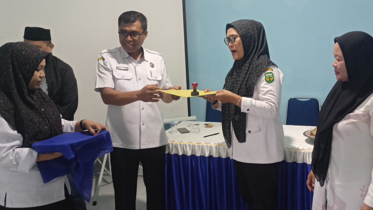 Serah terimah jabatan Pj lama ke Pj baru