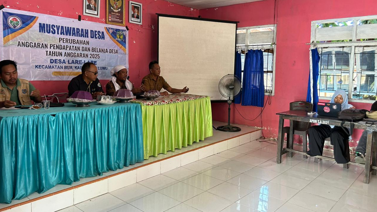 Musyawarah Desa Lare-Lare: APBDes 2025 Disepakati