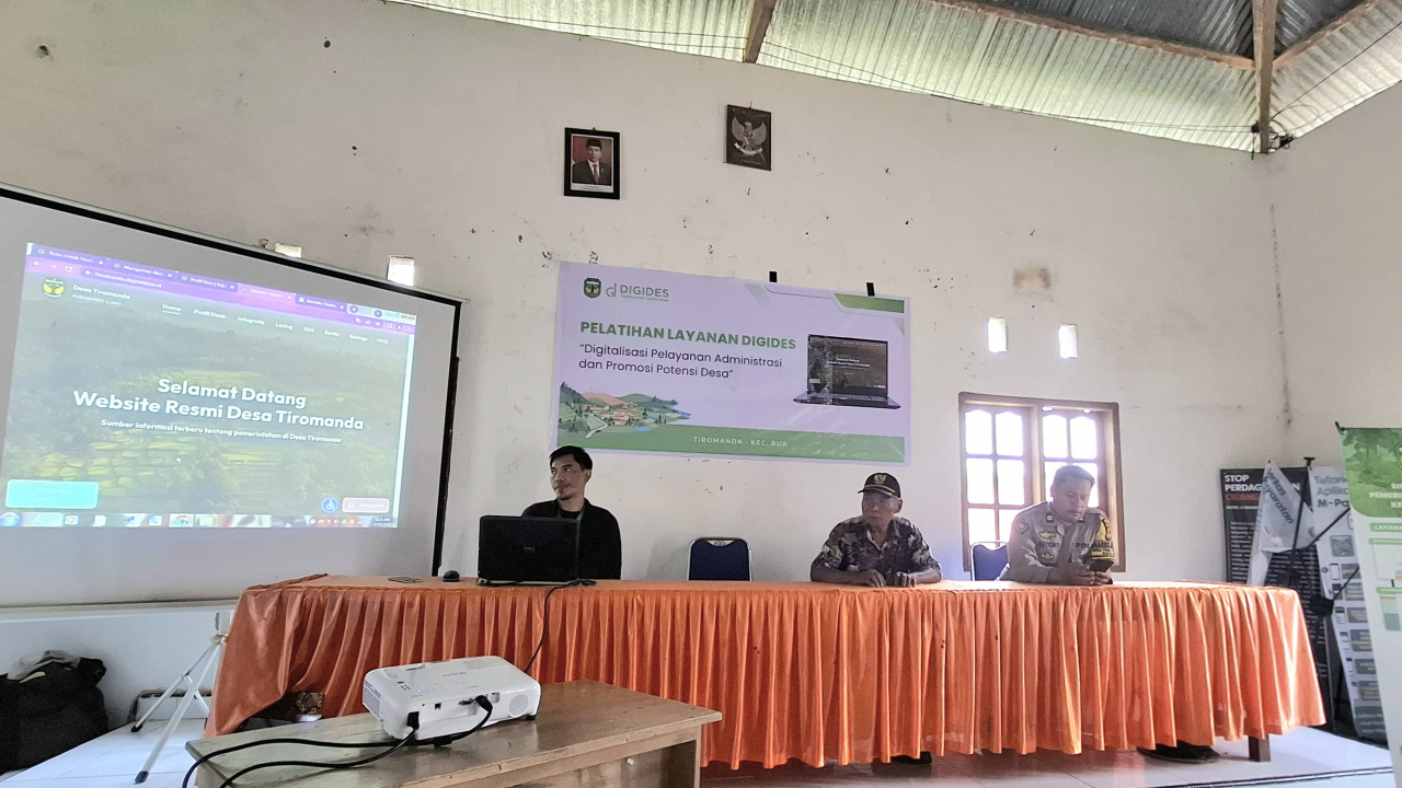 Pelatihan Aplikasi Digital Desa untuk Pelayanan Administrasi Masyarakat di Tiromanda