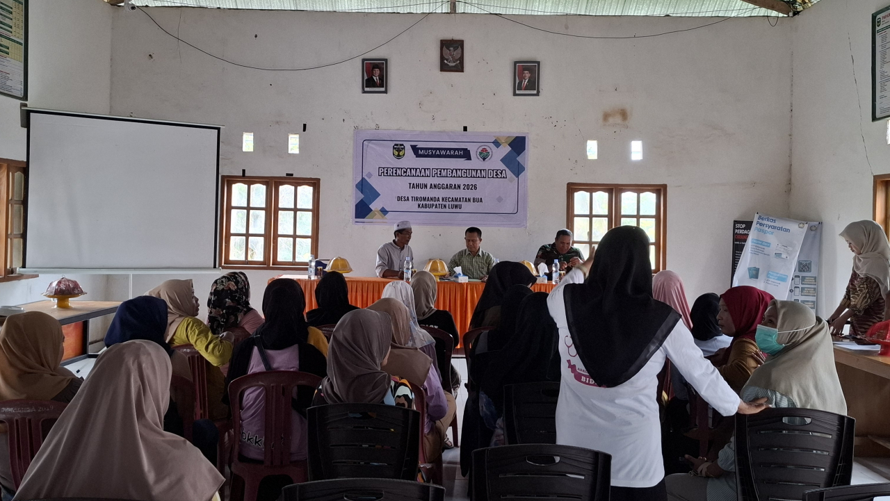 MUSYAWARAH DESA RENCANA KERJA PEMERINTAH DAERAH  SERTA REMBUG STUNTING KABUPATEN LUWU TAHUN 2025