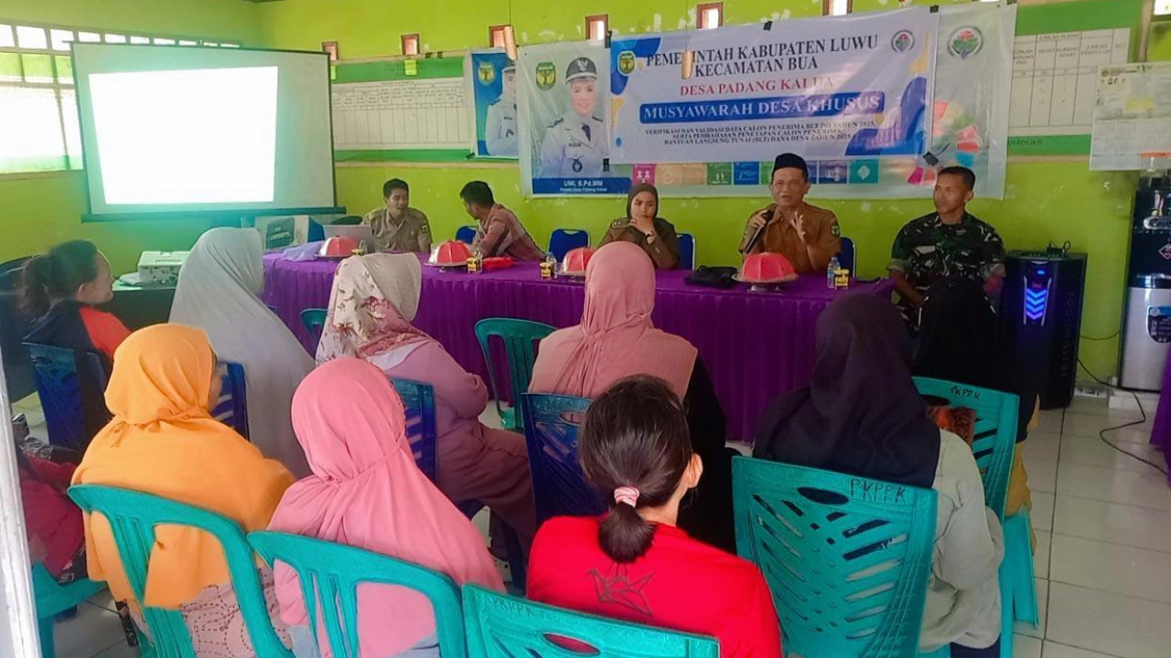 Musyawarah Desa Khusus Penetapan Bantuan Langsung Tunai (BLT) T.A 2025 Desa Padang Kalua