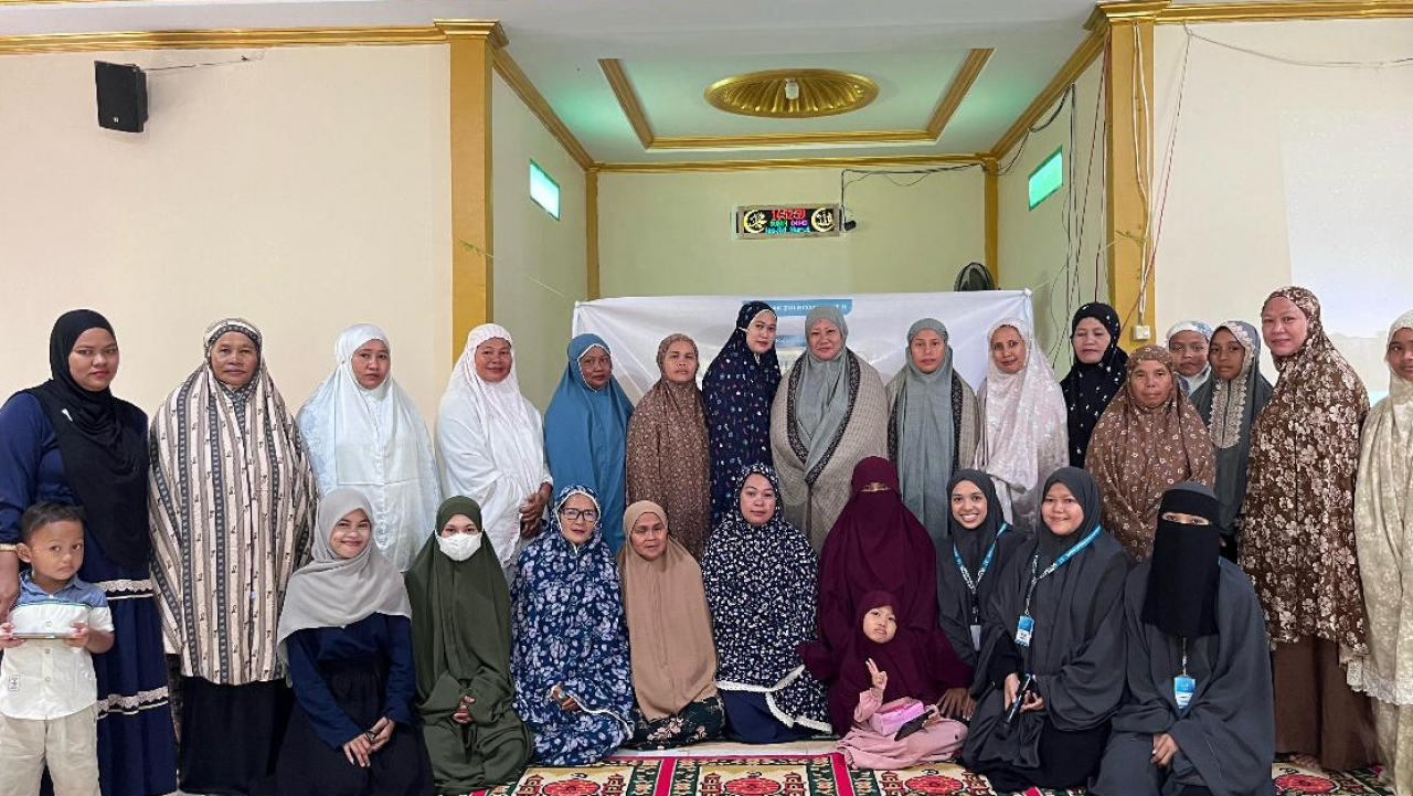 pengajian rutin tiap bulanan desa tobarru