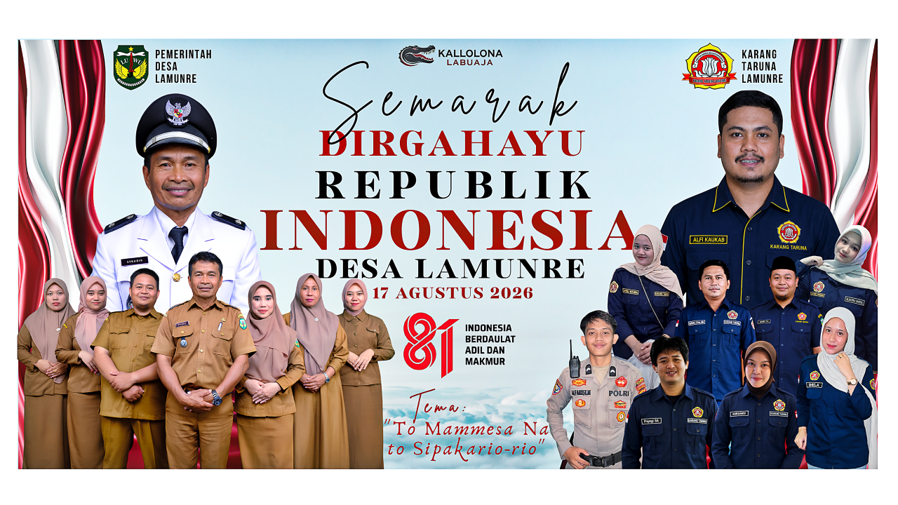 Sukses Gelar Semarak Dirgahayu Republik Indonesia ke-81, Karang Taruna Lamunre Siap Laksanakan Agenda Tahunan.