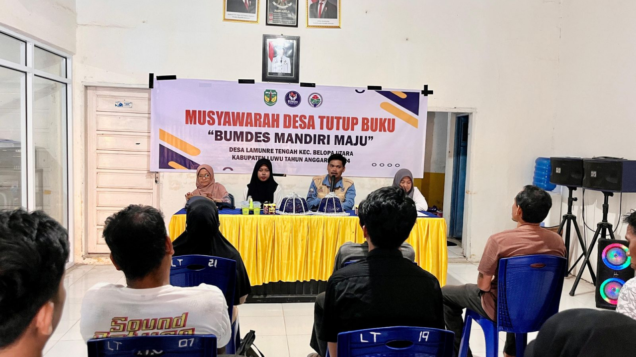 Bumdes Mandiri Maju Rapat Tutup Buku Tahunan