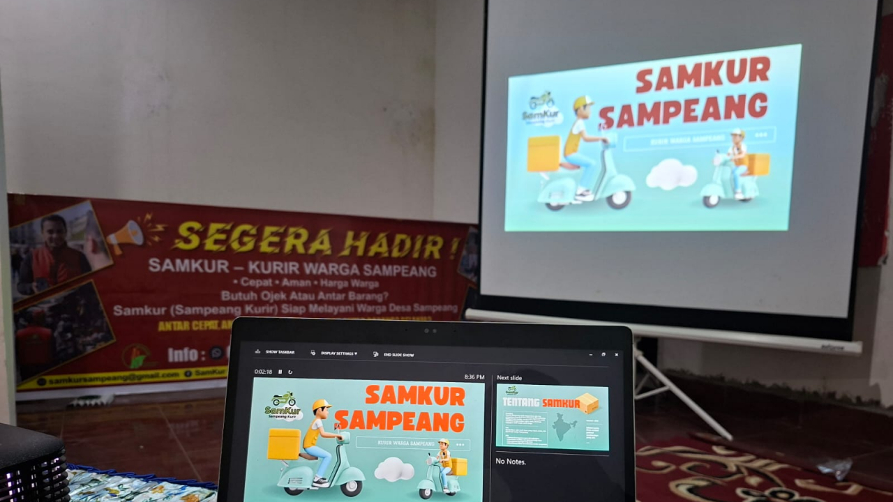 RAPAT KOORDINASI PERTAMA PERSIAPAN LAUNCHING UNIT USAHA BUMDes “SAMKUR (Sampeang Kurir)"