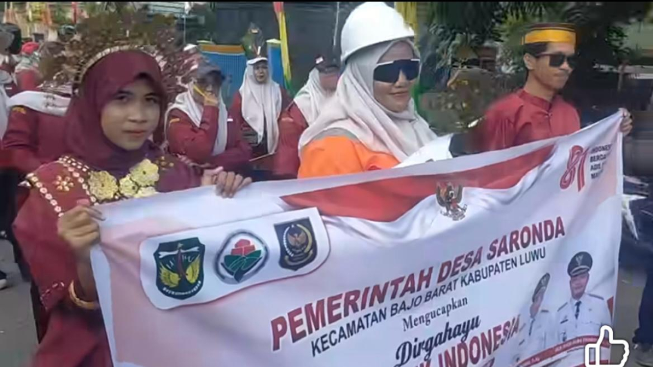 Kemeriahan Lomba Desa Saronda Luwu Pererat Silaturahmi Warga