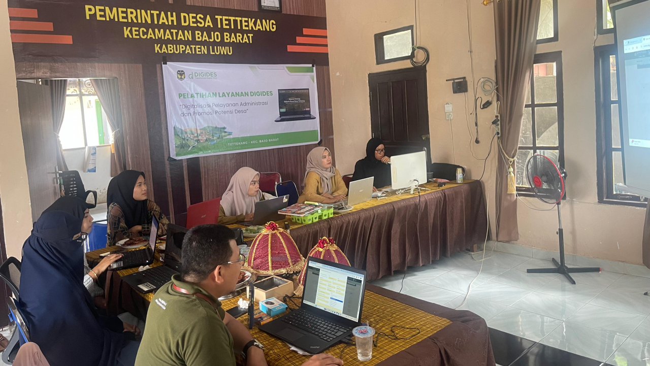 Desa Tettekang Terhubung: Pelatihan Digides untuk Pelayanan dan Promosi Desa yang Lebih Baik