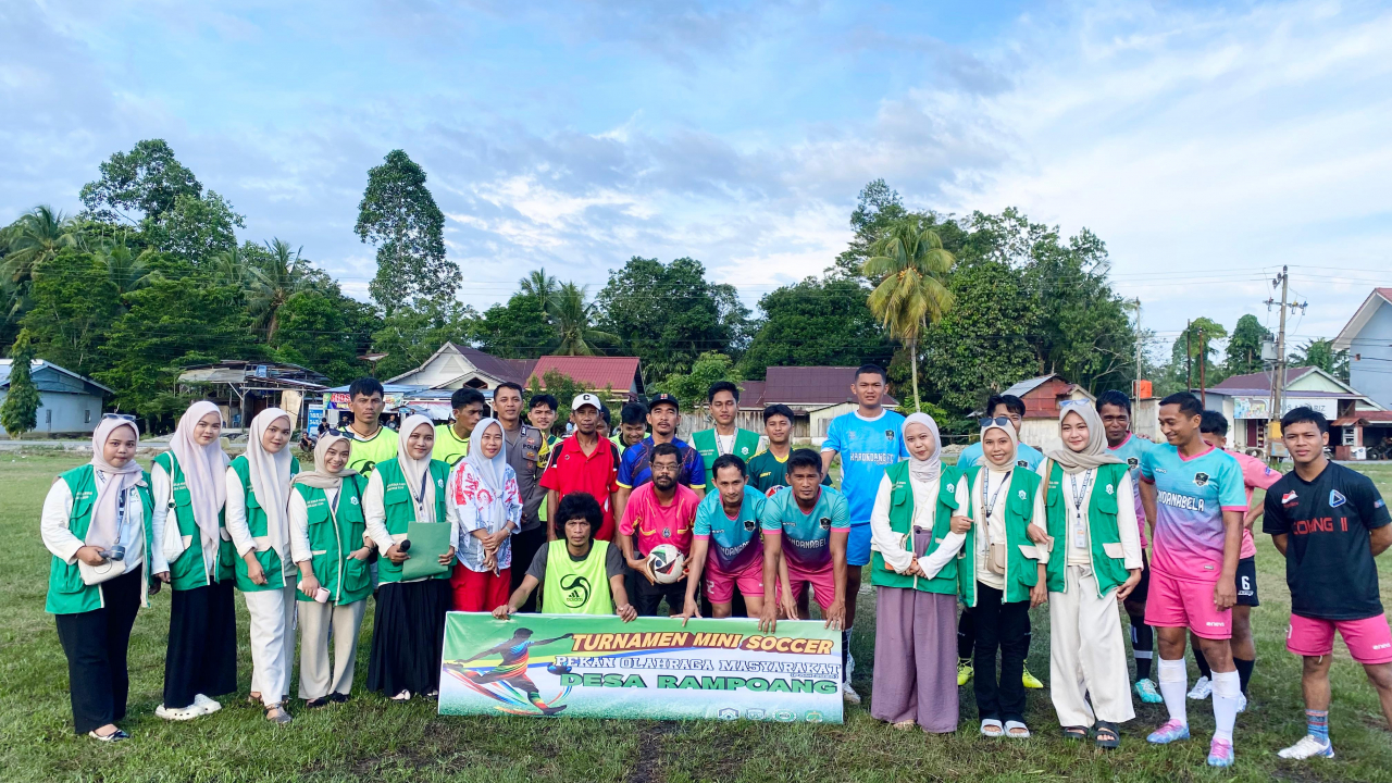 Turnamen Mini Soccer: Inisiatif Kolaboratif Mahasiswa KKN UIN Palopo Posko 80 dan Pemuda Desa Rampoang