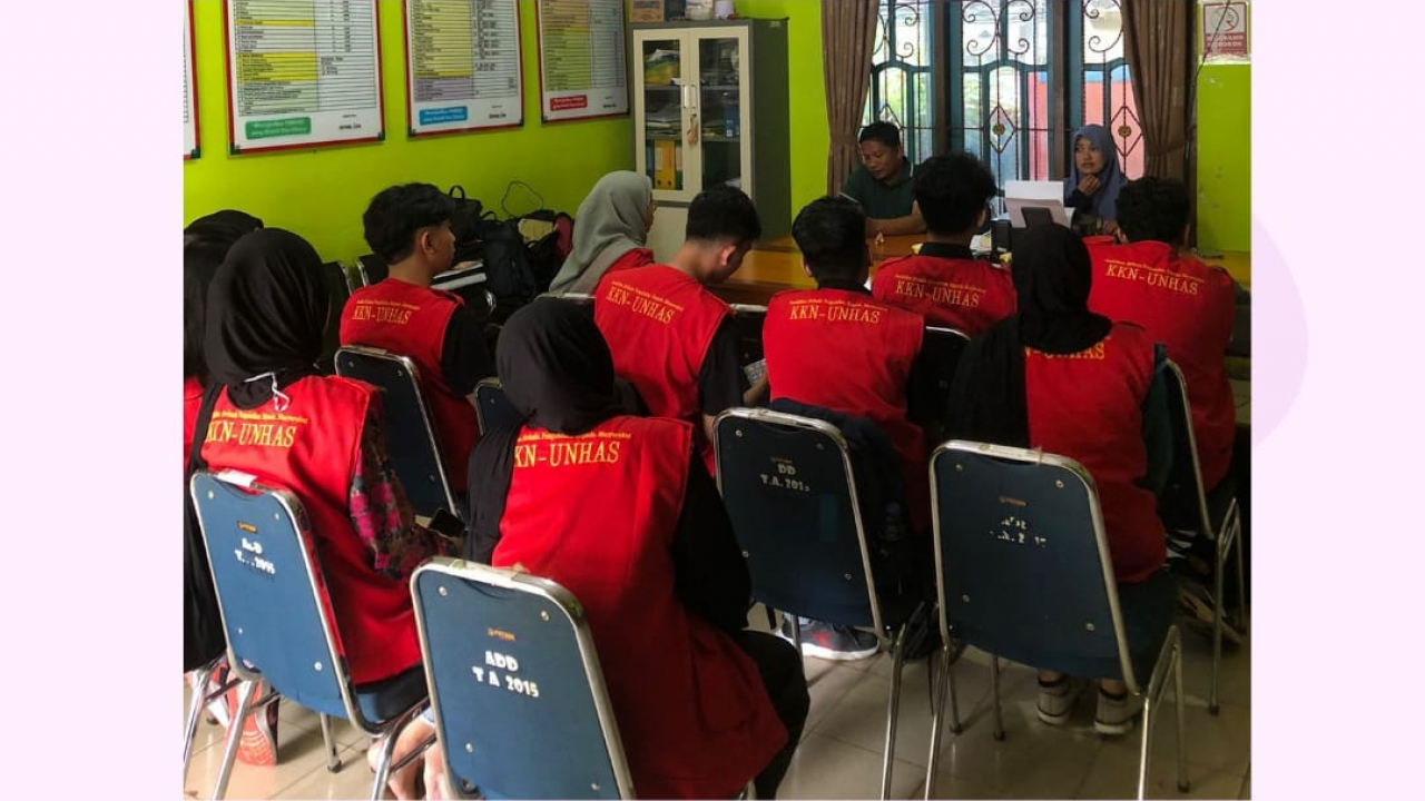 Penerimaan Mahasiswa KKN Unhas Di Desa Laskap Tahun 2024