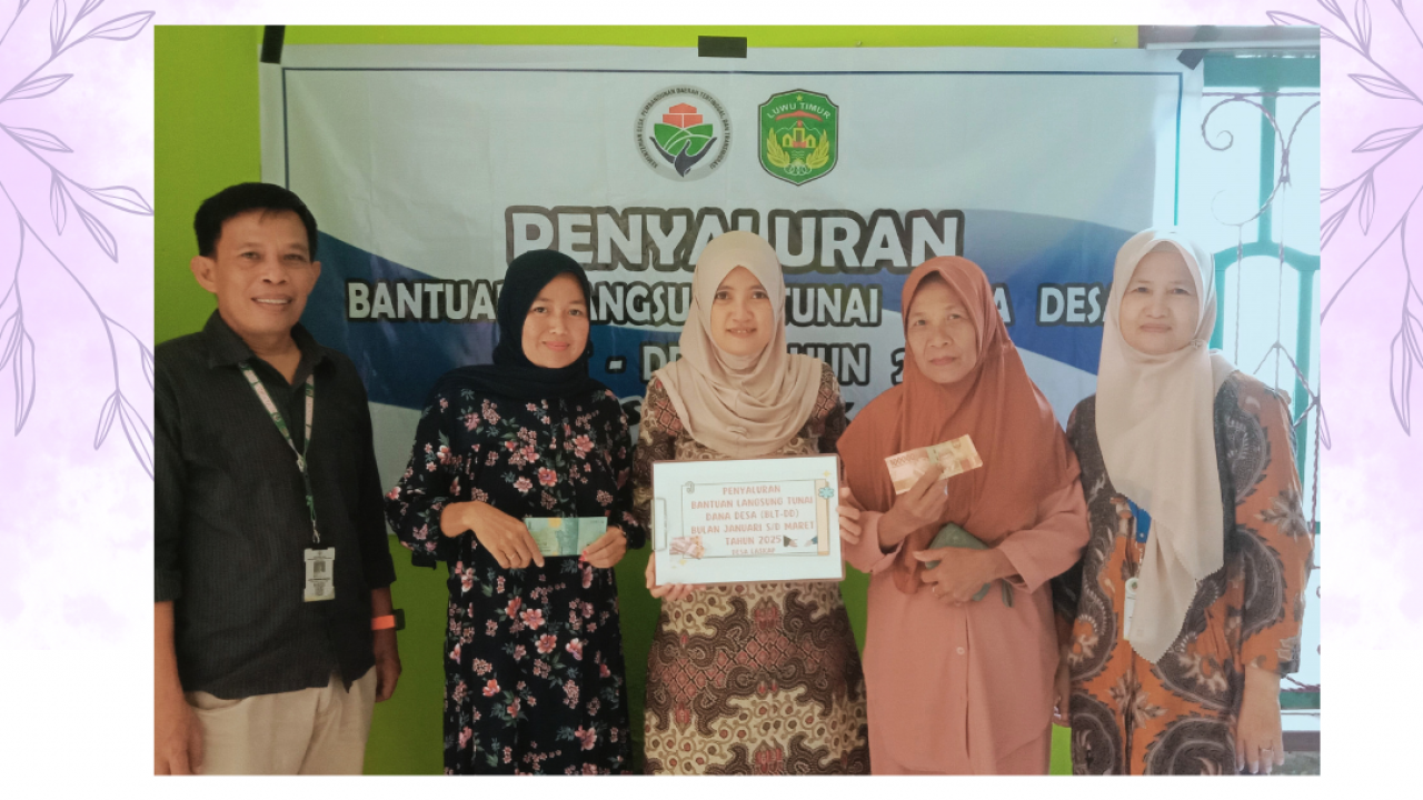 Penyaluran BLT DD Bulan Januari - Maret Tahun 2025