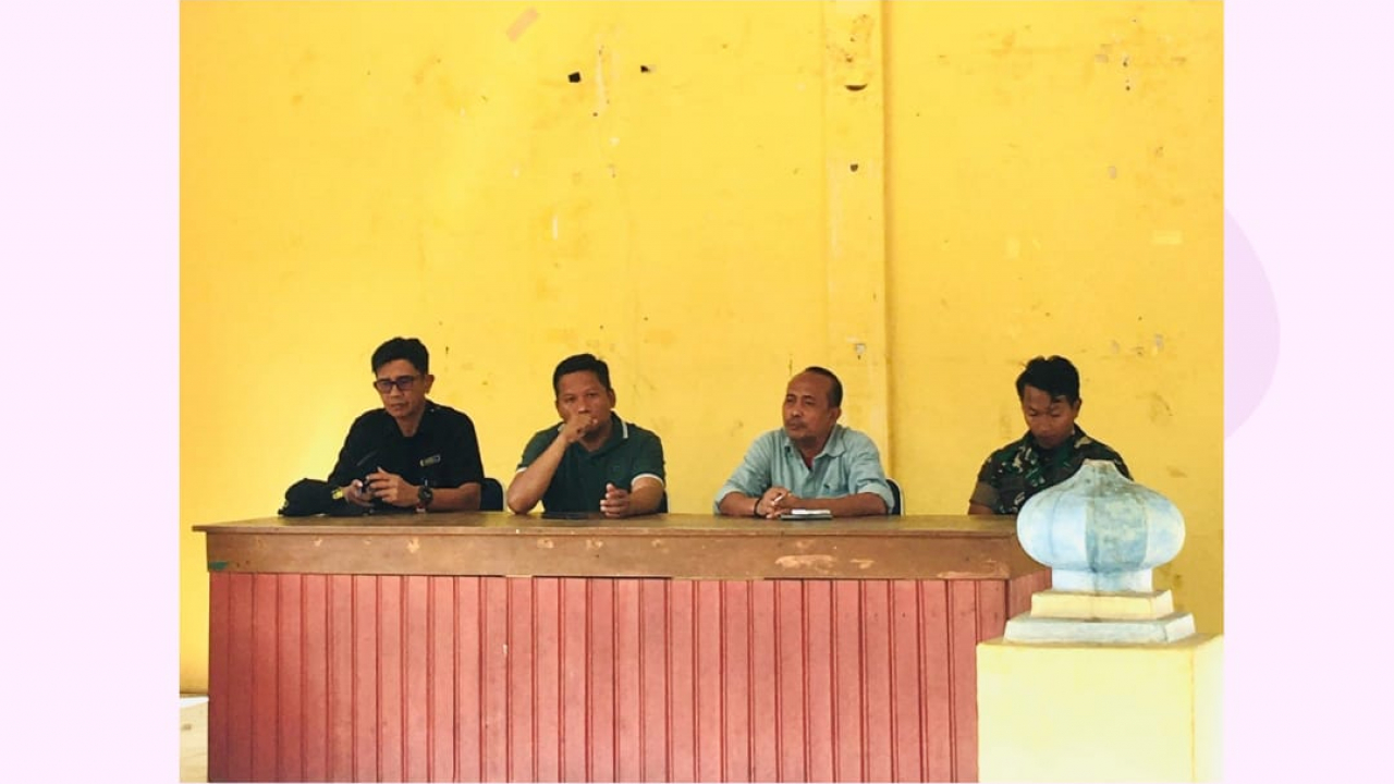 Pertemuan Masyarakat Terkait Naiknya Air Di Desa Laskap