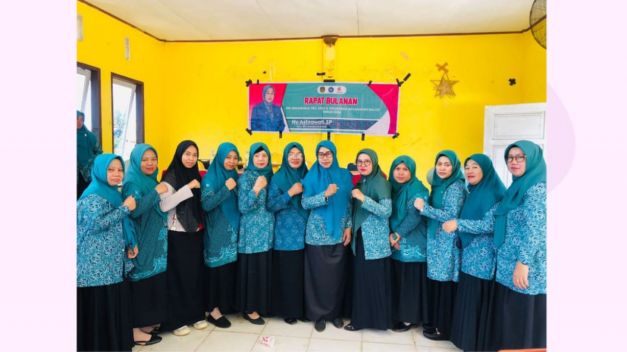 Rapat Bulanan Tp.PKK Desa/Kelurahan Sekecamatan Malili
