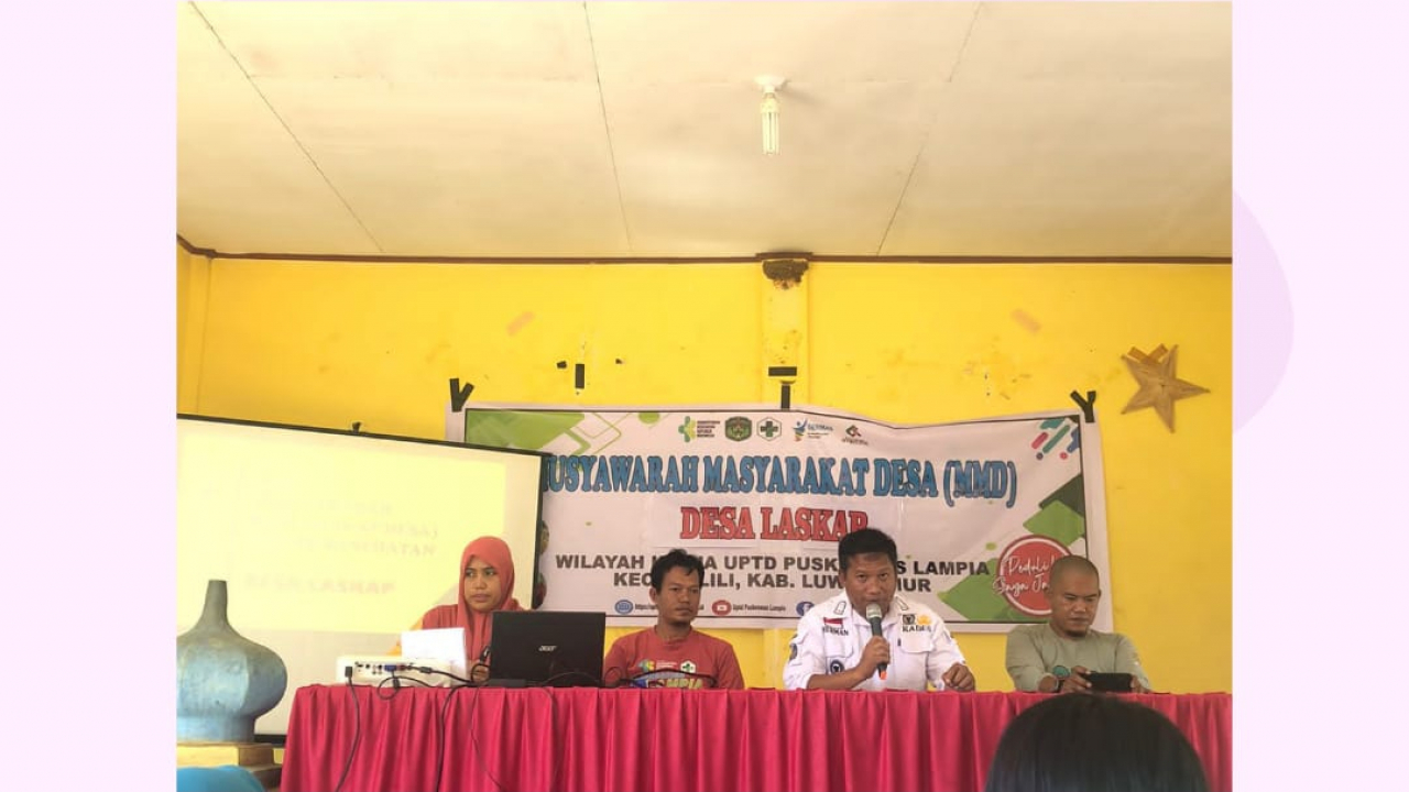 Musyawarah Masyarakat Desa Wilayah Kerja UPTD PKM Lampia di Desa Laskap
