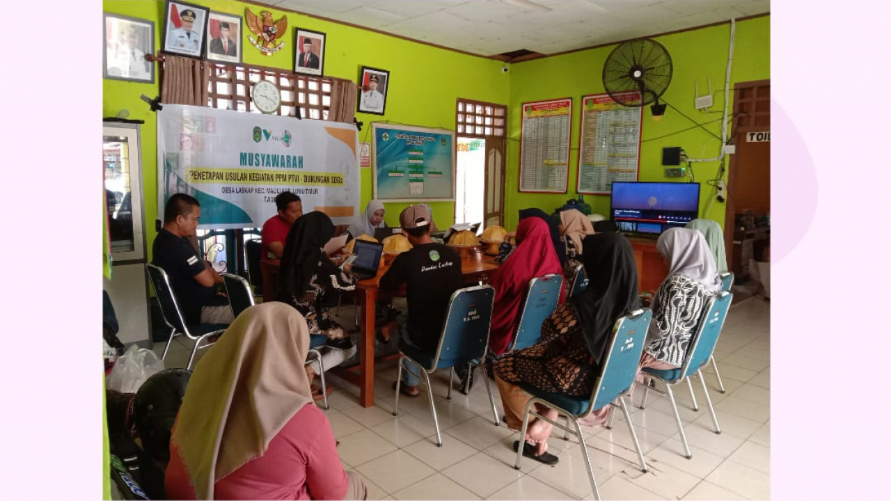 Musyawarah Penetapan Usulan Kegiatan PPM PT.Vale-Dukungan SDGS Desa Laskap