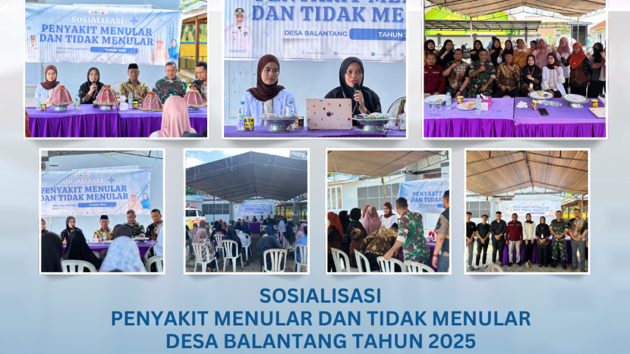 Sosialisai Penyakit Menular dan Tidak Menular