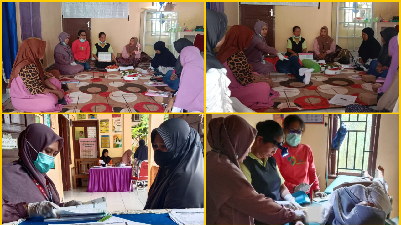 Posyandu Ibu Hamil di Pustu Desa Balantang