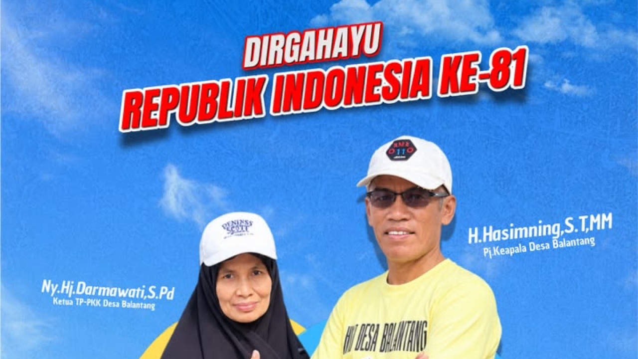 Pemdes Balantang Sampaikan Terima Kasih kepada Balantang FC, Juara Piala Kemerdekaan 2026