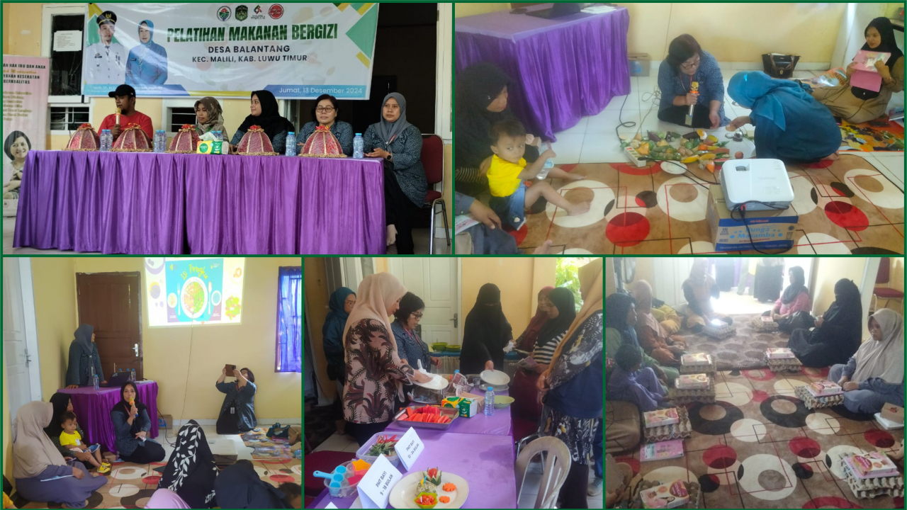 Pelatihan Makanan Bergizi bagi Kader Kesehatan di Desa Balantang