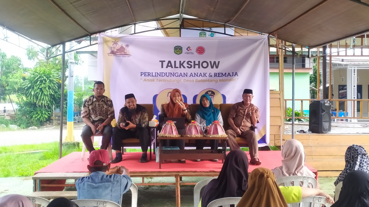 Talkshow Perlindungan Anak dan Remaja di Desa Balantang
