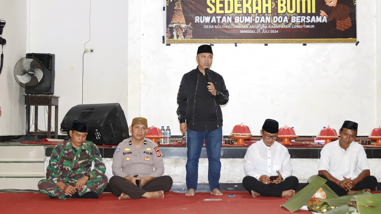 Pemerintah Desa Solo Gelar Sedekah Bumi, Dihadiri Bupati Luwu Timur