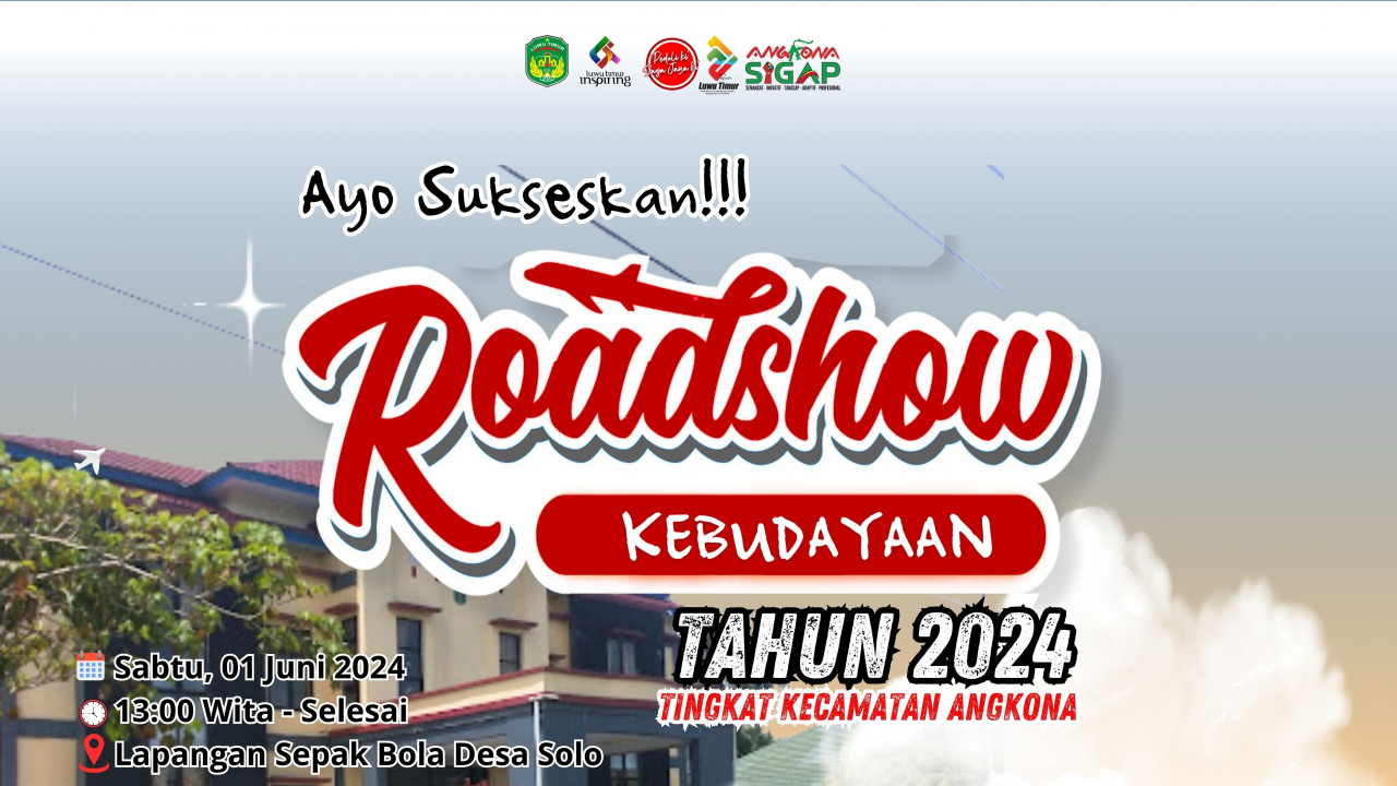 Mari Kita Sukseskan Roadshow Budaya di Kecamatan Angkona!