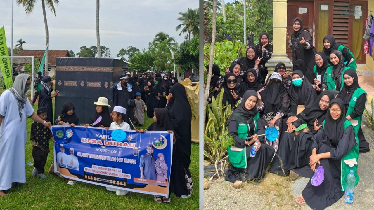 Melestarikan Tradisi Islam: Partisipasi Mahasiswa KKN UIN Palopo dalam Pawai 10 Muharram di Kecamatan Burau