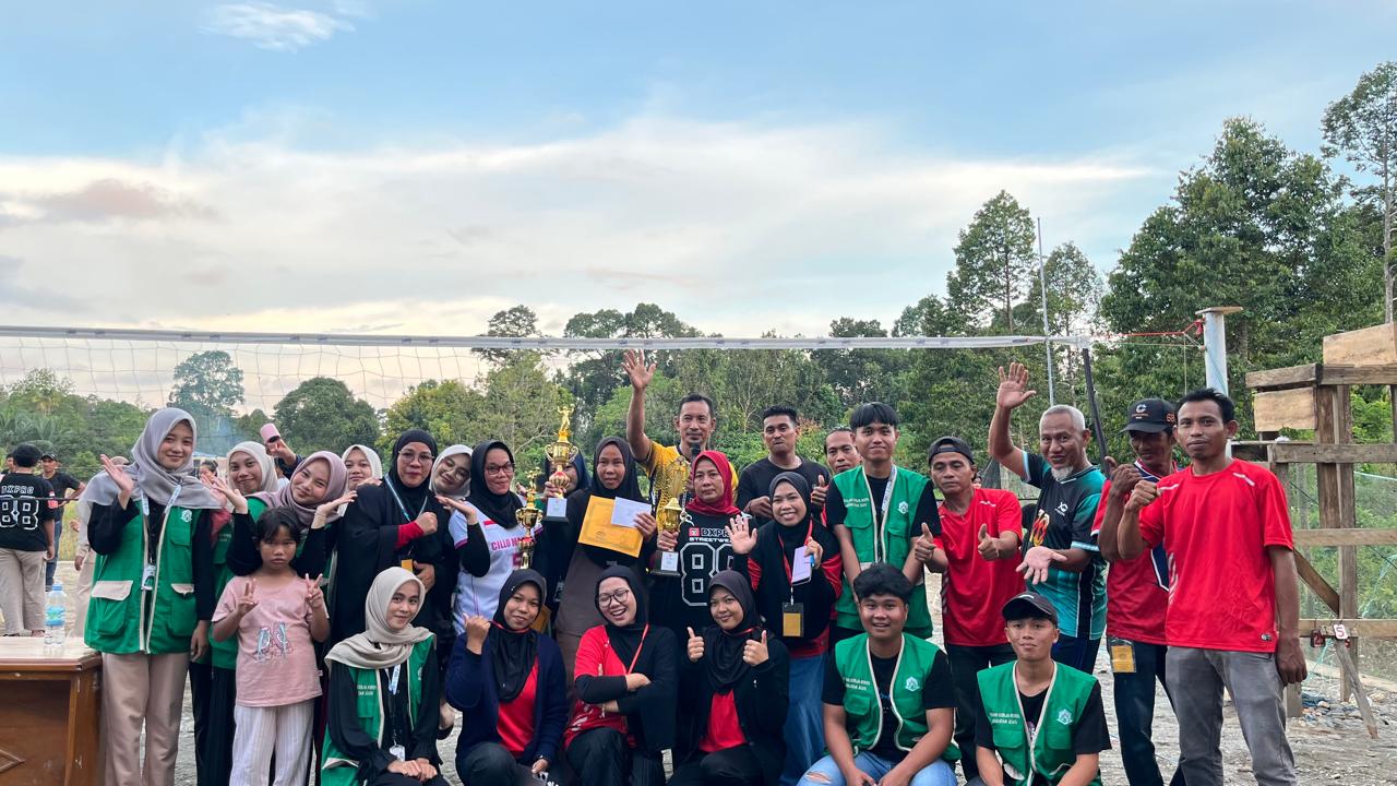 Meriahnya Turnamen Voli Antar Desa di Lauwo, Luwu Timur