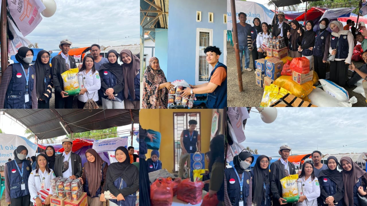 Pemerintah Desa Lagego dan KKN UMP Palopo Salurkan Bantuan untuk Korban Kebakaran di Sorowako