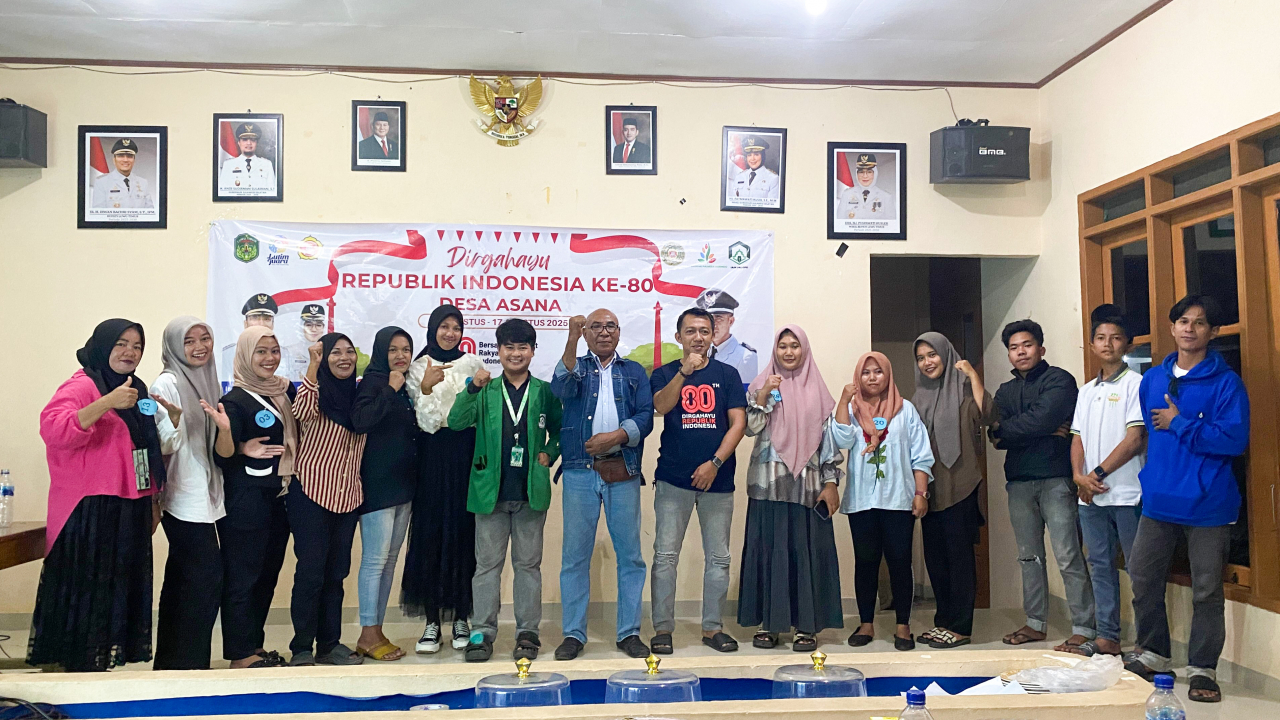 Meriahnya Lomba Karaoke Perayaan HUT RI ke-78 di Desa Asana