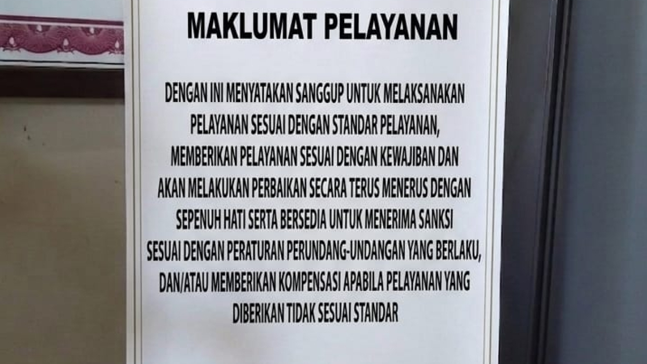 MAKLUMAT PELAYANAN DESA TABARANO TERBARU