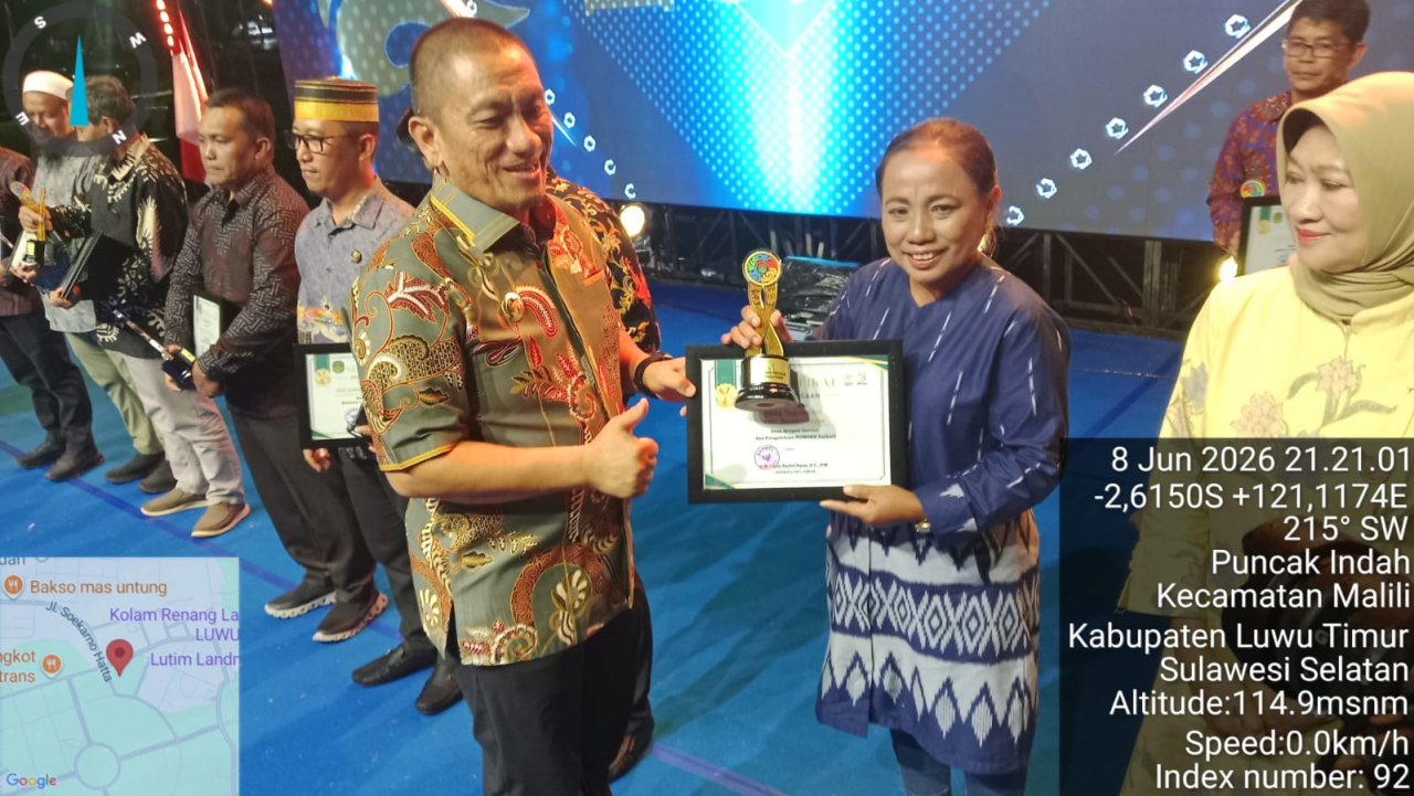 KEPALA DESA TABARANO MENJADI SALAH SATU Desa Terbaik kategori Inovasi Pengelolaan BUMDes pada ajang Bupati Awards 2026