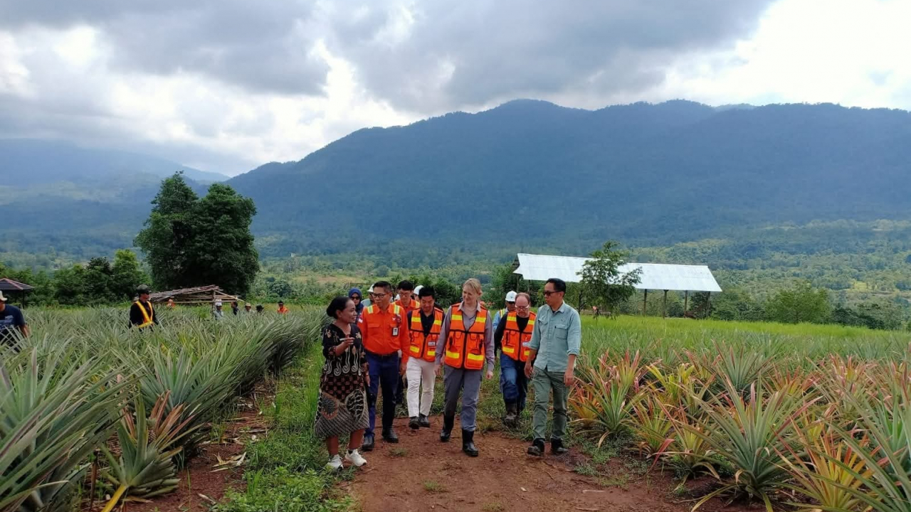 KUNJUNGAN PT VALE Tbk DI AGROWISATA PONDATA DESA TABARANO