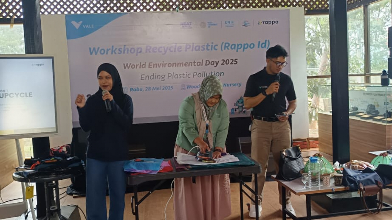KEGIATAN WORKSHOP RECYCLE PLASTIC (Rappo Id) WORLD ENVIRONMENTAL DAY 2025 BERSAMA BANK SAMPAH TABARANO