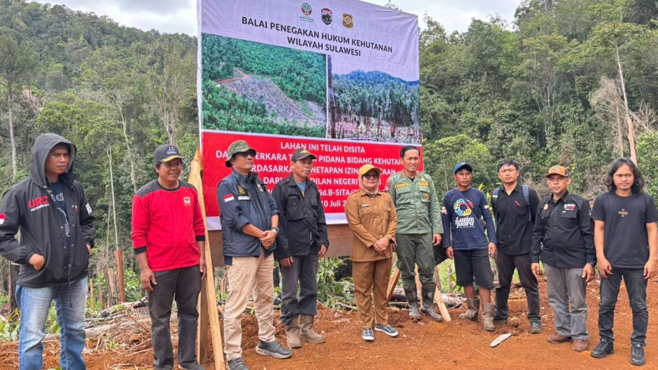 PENYITAAN BANGUNAN DAN BAHAN DI KAWASAN HUTAN PRODUKSI TERBATAS (HPT)
