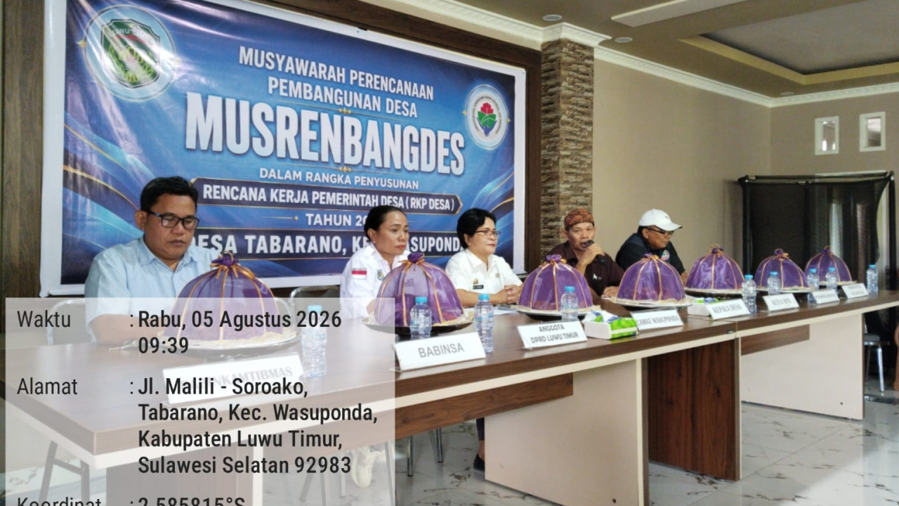 MUSYAWARAH PERENCANAAN PEMBANGUNAN DESA TAHUN 2027 DAN DUK 2028