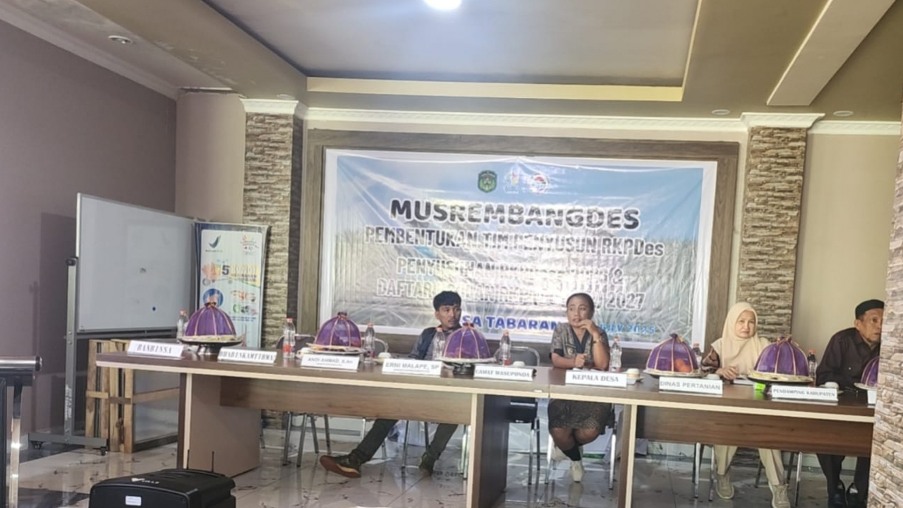 MUSYAWARAH DESA PEMBENTUKAN  TIM RKPD 2026
