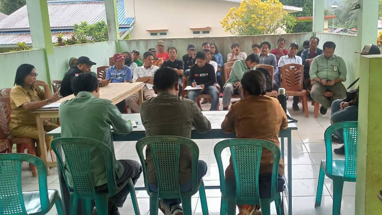 SOSIALISASI PT.HLNI DI DUSUN TABARANO