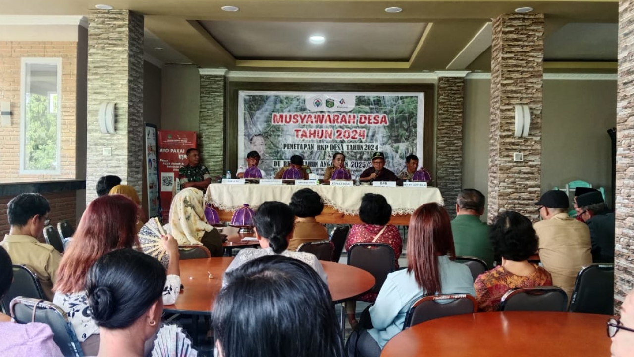 MUSYAWARAH DESA DAN PENETAPAN RKPD TAHUN ANGGARAN 2024