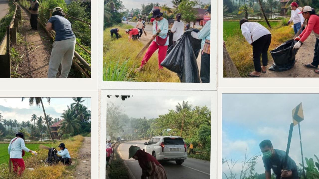 DOKUMENTASI KEGIATAN GOTONG ROYONG PEMERINTAH DESA TABARANO