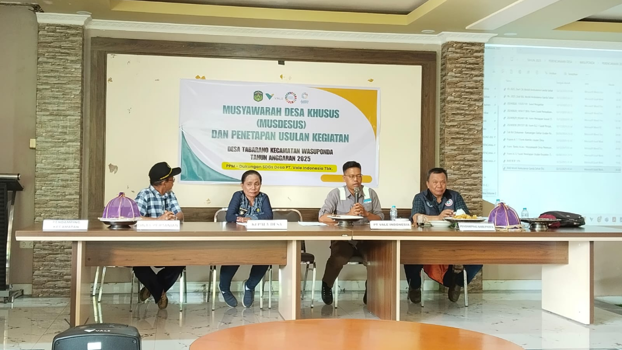 MUSYAWARAH DESA KHUSU DAN PENETAPAN USULAN KEGIATAN