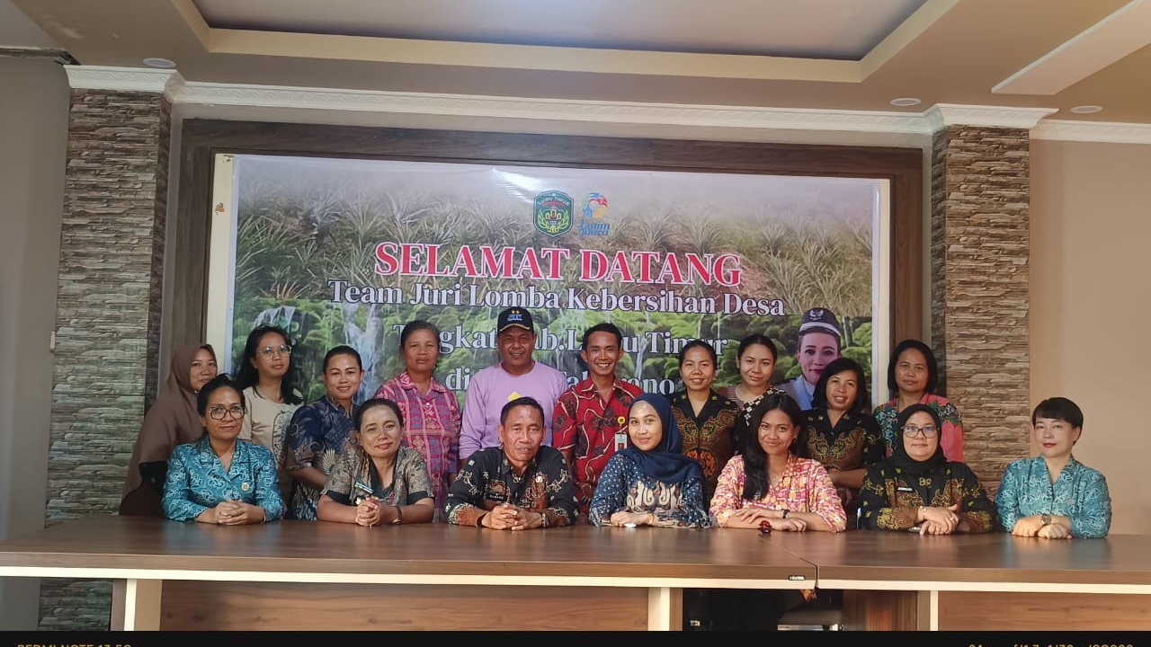 PENILAIAN KEBERSIHAN DESA TINGKAT KABUPATEN LUWU TIMUR